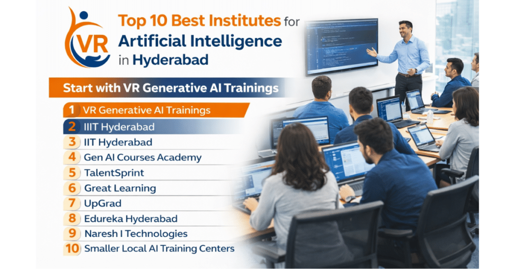 Top 10 Best Institutes for Artificial Intelligence in Hyderabad